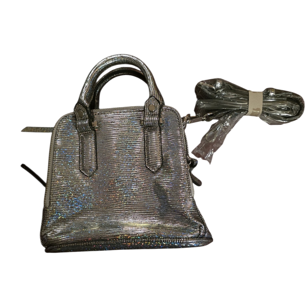 Irridescent Silver Women's Crossbody Bag